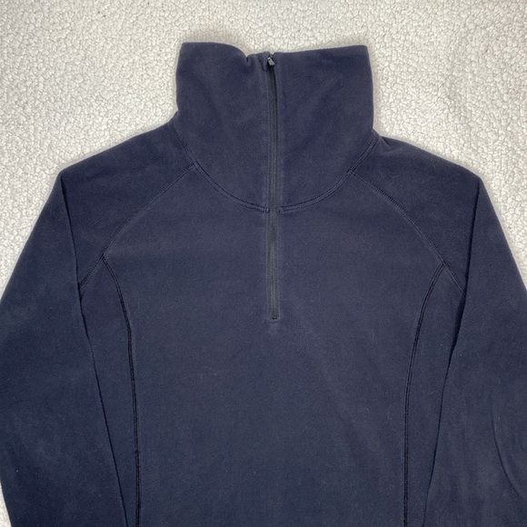 Mountain Hardwear Women’s Black Fleece 1/4 Zip Pullover: Size Medium - Picture 3 of 8